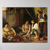 Poster Les Femmes d'Alger dans leur Appartement, 1834 (Devant)