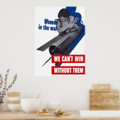 Poster Les Femmes Dans La Guerre (Cuisine)