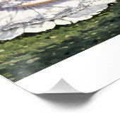 Poster Les femmes dans le jardin - Portrait de l'élégance (Coin)