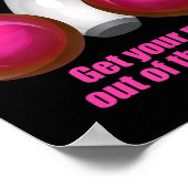 Poster Les Femmes De Bowling Amusantes Se Sentent De La G (Coin)