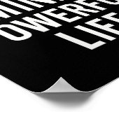 Poster Les Femmes Esprit Calme, Vie Puissante. Citation s (Coin)