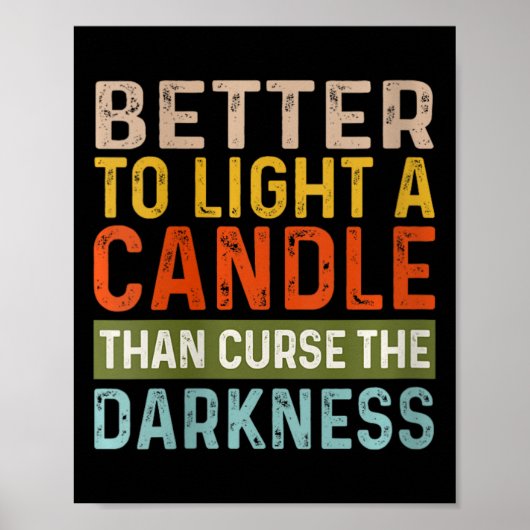 Poster Les Femmes Mieux Vaut Allumer Une Bougie Que Maudi (Devant)