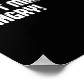 Poster Les femmes ne me font pas avoir faim ! Encolure en (Coin)