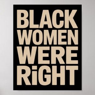 Poster Les femmes noires avaient raison Les femmes noires