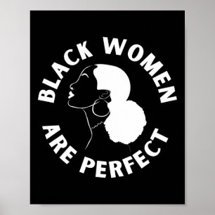 Poster Les femmes noires sont un autocollant parfait