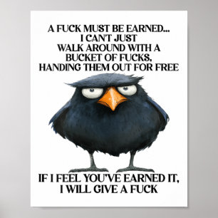 Poster Les Femmes Raven A Car Doit Être Gagné Je Ne Peux