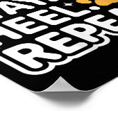 Poster Les Femmes S'Asseient. Reste. Talon. Recommencer. (Coin)