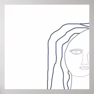 Poster les femmes sont abstraites