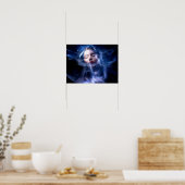 Poster Les Femmes Sont Confrontées À La Peinture Légère (Cuisine)