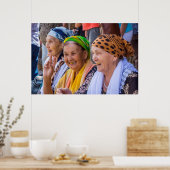Poster Les femmes souriantes (Cuisine)
