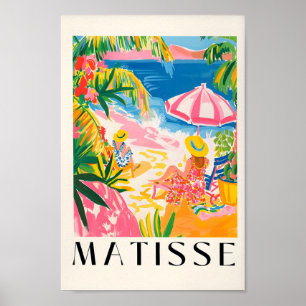 Poster Les Femmes Sur La Plage Art Print, Bohemian Beachy