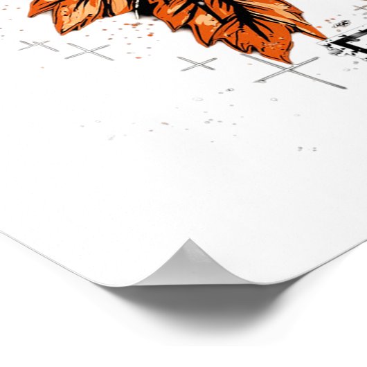 Poster Les feuilles peuvent tomber... (Coin)