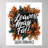 Poster Les feuilles peuvent tomber... (Devant)