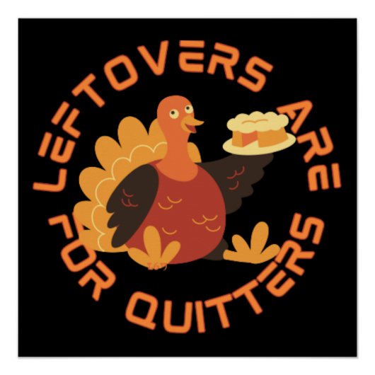 Poster LES FEUILLES SONT POUR LES QUITTRES D'action de gr (Devant)