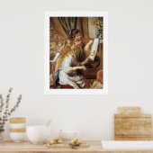 Poster Les filles au piano (Cuisine)