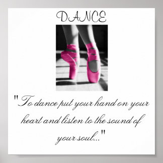 Poster Les filles dansent, "Pour danser mettez votre main