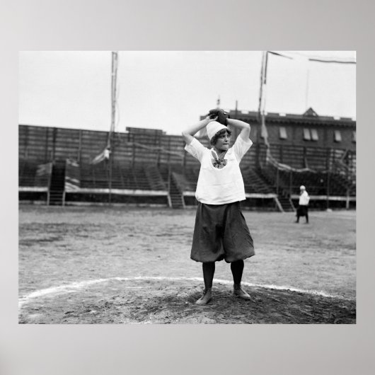 Poster Les filles de baseball, 1913 (Devant)