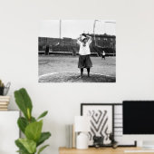 Poster Les filles de baseball, 1913 (Bureau à domicile)