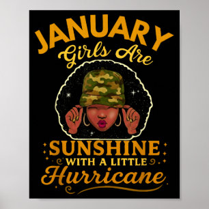 Poster Les Filles de Janvier Sont des Rayons de Soleil Av