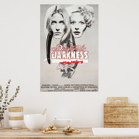 POSTER LES FILLES DE L'OBSCURITÉ (Cuisine)