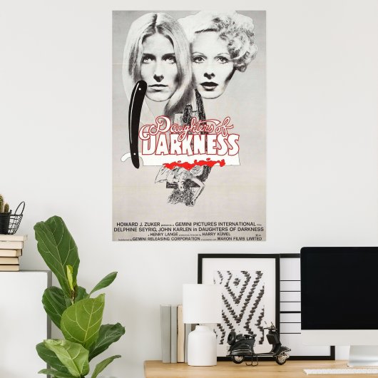 POSTER LES FILLES DE L'OBSCURITÉ (Bureau à domicile)