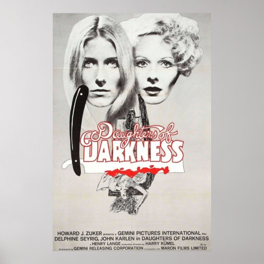 POSTER LES FILLES DE L'OBSCURITÉ (Devant)