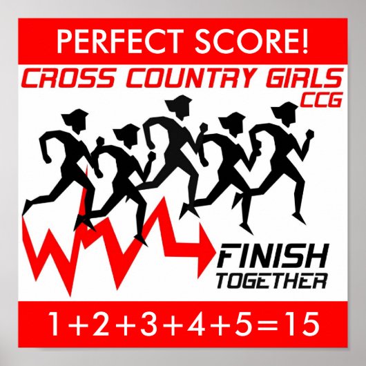 POSTER LES FILLES DE PAYS CROISÉS "SCORE PARFAIT !" AFFIC (Devant)