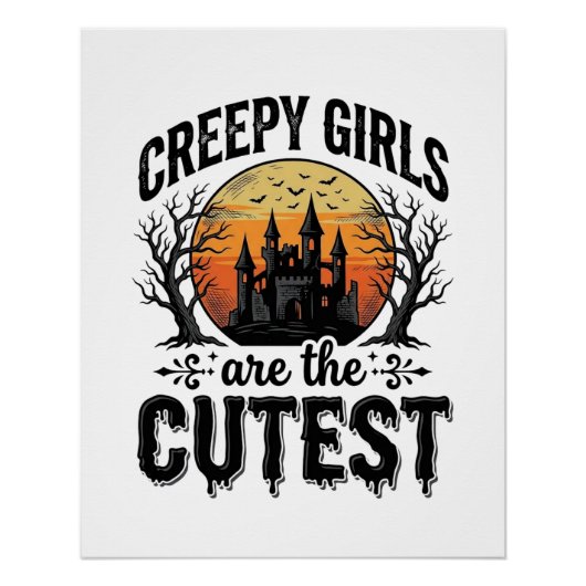 Poster Les Filles Effrayantes Sont Les Plus Mignonnes Vec (Devant)