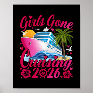 Poster Les filles en croisière 2026 Vacances en croisière