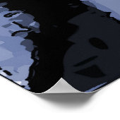 Poster Les filles face en gris Abstrait (Coin)