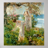 Poster Les filles grecques sur la côte (Devant)