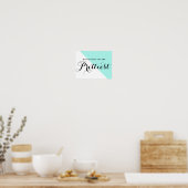 Poster Les Filles Heureuses Sont Les Plus Belles Aqua Abs (Cuisine)