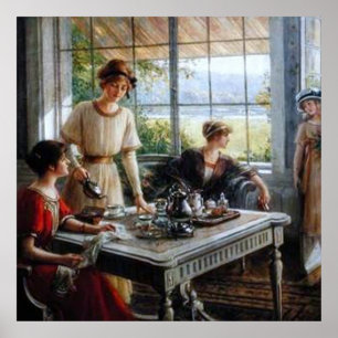 Poster les filles/les femmes ensemble par Albert Lynch, b
