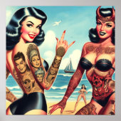 Poster Les filles maléfiques tatouées (Devant)