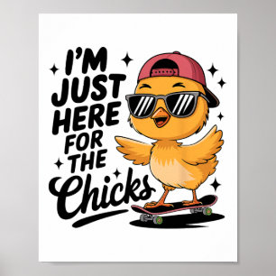 Poster Les filles me kiffent Pâques garçons tout-petits h