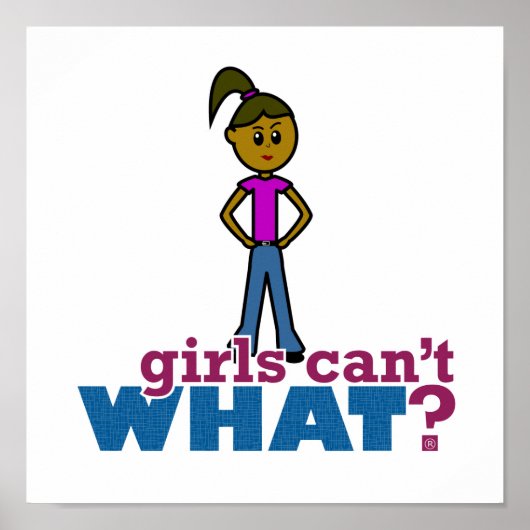 Poster Les filles ne peuvent quoi ? Filles (Devant)