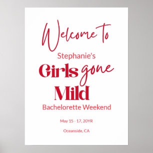 Poster Les filles se déchaînent doucement, week-end de pl