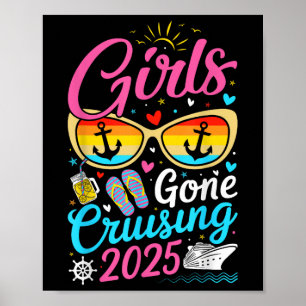 Poster Les filles sont parties Cruising Vacation 2025 Par