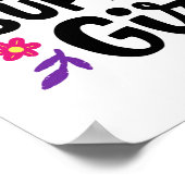 Poster Les filles soutiennent les filles (Coin)