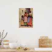 Poster Les filles tsiganes espagnoles, Vintage 1917 (Cuisine)