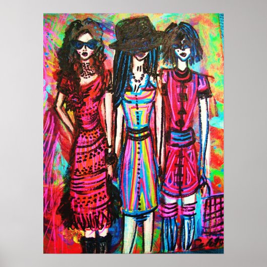 Poster Les filles tziganes (Devant)