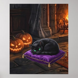 Poster Les filles vampires' chatte noire nommée Minuit