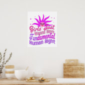 Poster Les filles veulent avoir des droits fondamentaux,  (Cuisine)