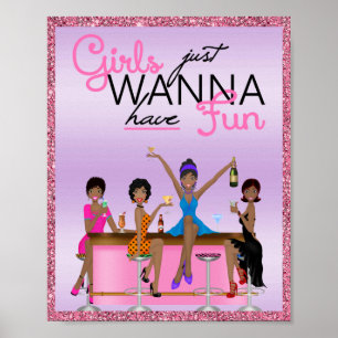 Poster Les Filles Veulent S'amuser Enterrement de Vie de
