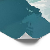 Poster Les Fjords, Norvège (Coin)