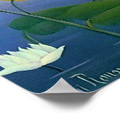 Poster Les Flamants roses - Henri Rousseau (Coin)