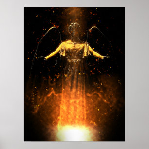 Poster Les Flammes Sont En Hausse