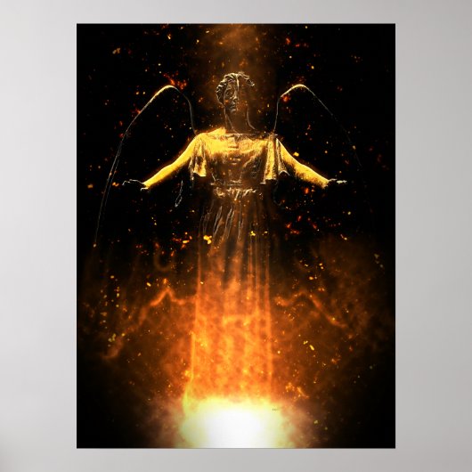 Poster Les Flammes Sont En Hausse (Devant)