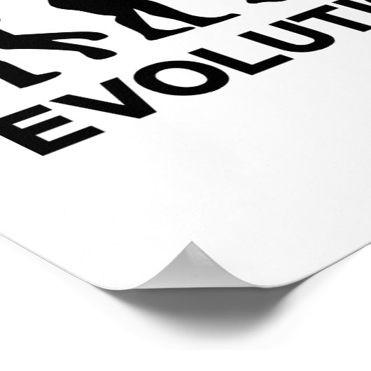 Poster Les fléchettes de l'évolution (Coin)