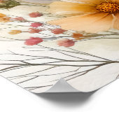 Poster Les Fleurs Dans Le Far (Coin)